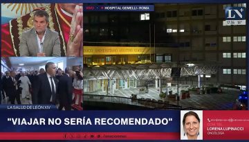 Lorena Lupinacci, oncóloga, sobre la salud del papa León XIV: “Viajar no sería recomendado”