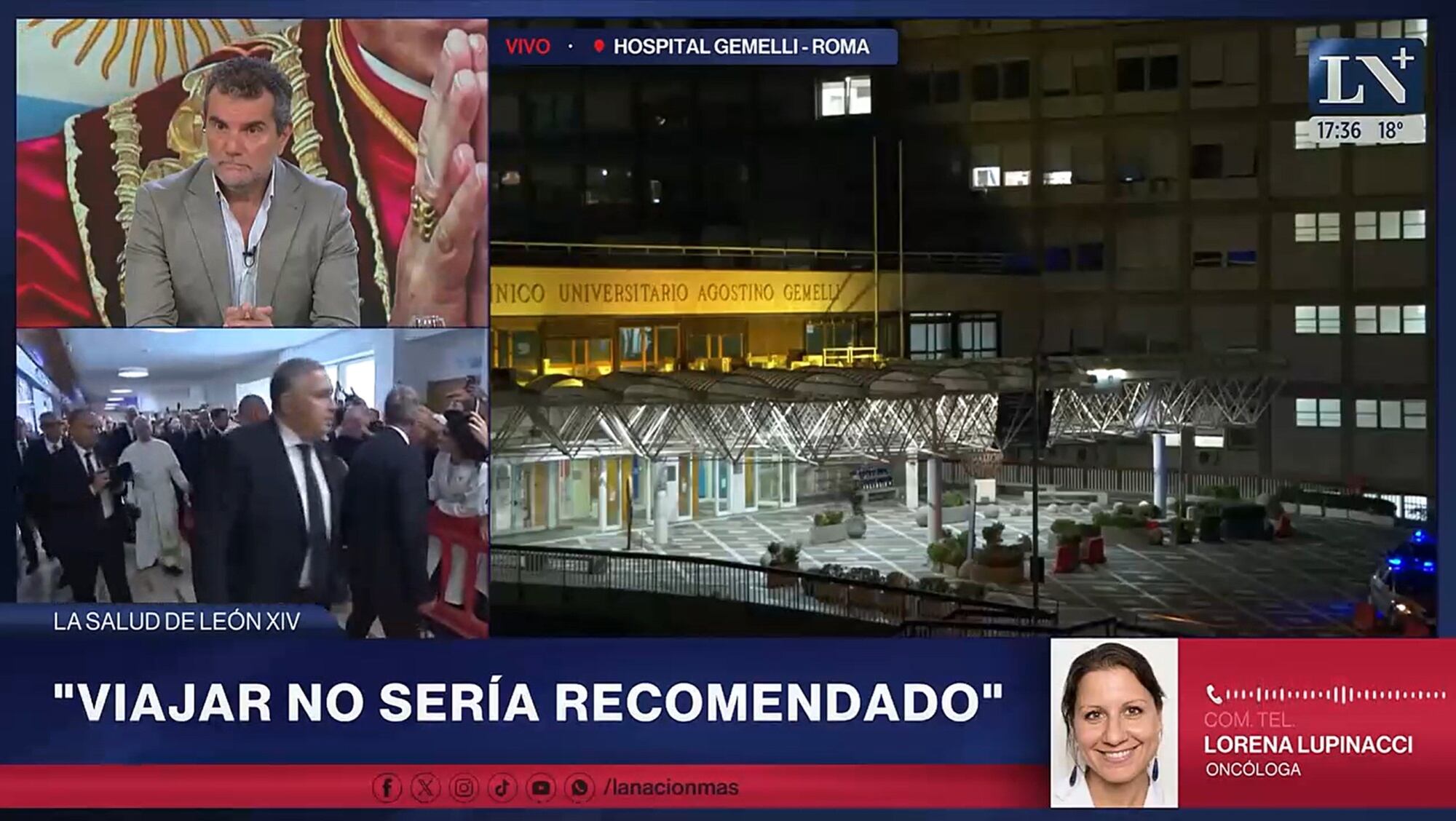 Lorena Lupinacci afirma que no recomendaría seguir adelante con el viaje programado por América Latina