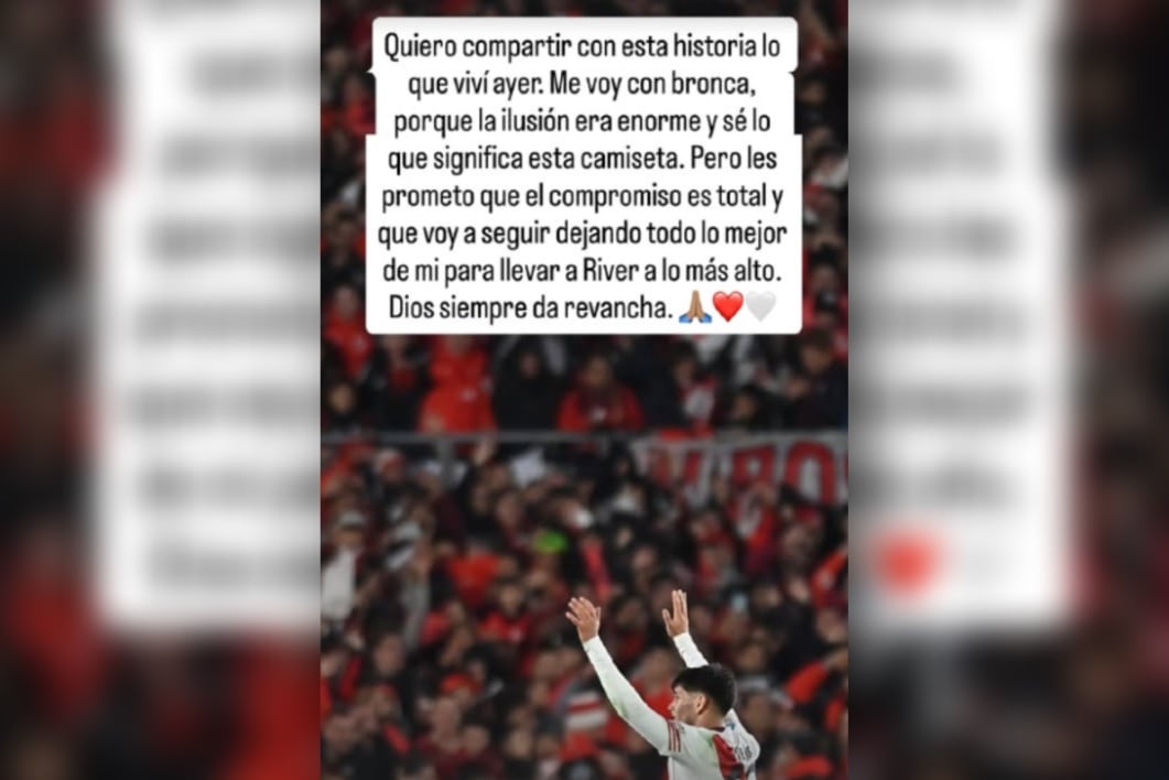 El mensaje de Lautaro Rivero tras la derrota frente a Belgrano por el torneo Apertura