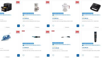 Supermercados ofrecen electrodomésticos con 2×1 desde $39.800 y descuentos de hasta 40%