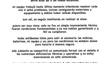 Se suspendió de último momento el show de Tini en Miami: “No fue un simple inconveniente”