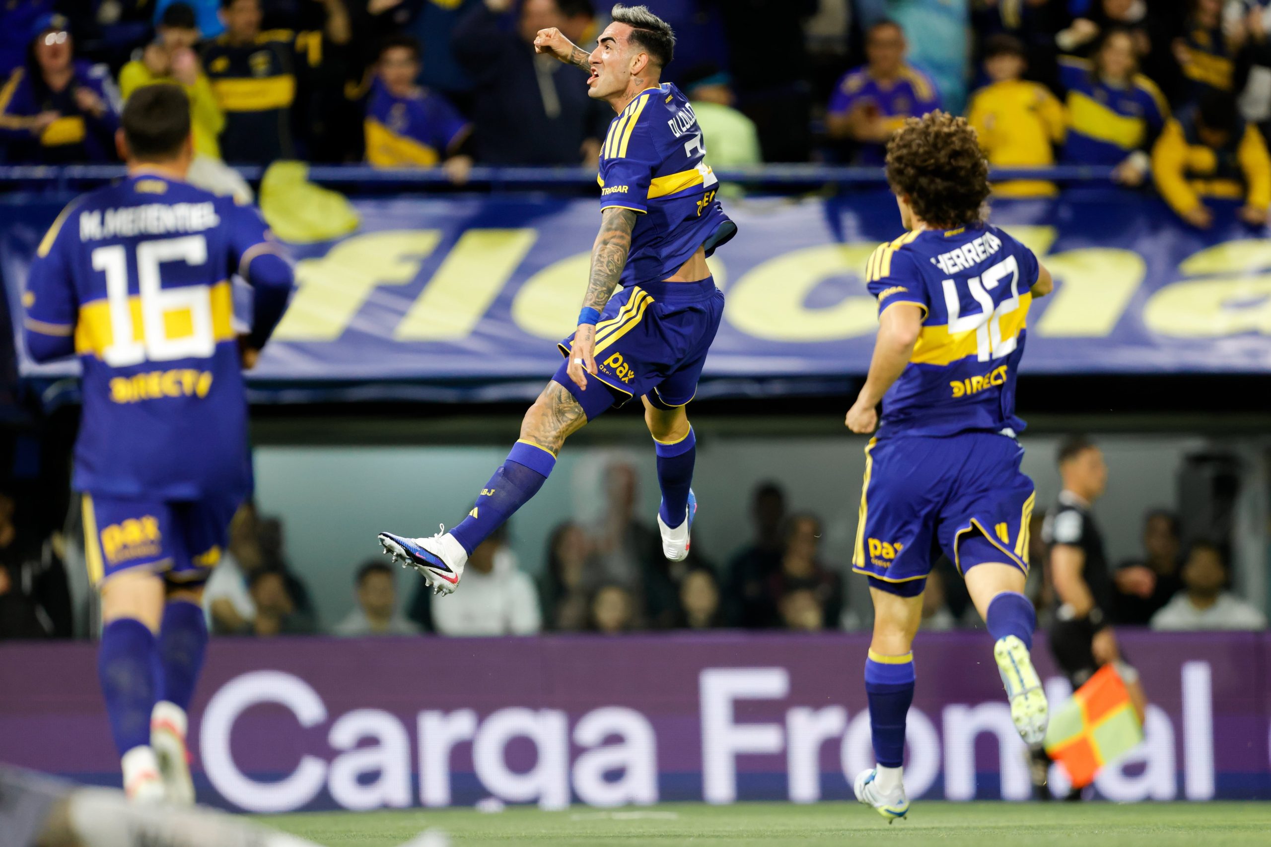Boca gana 1-0 en el primer tiempo, con gol de Di Lollo