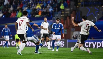 Los golazos de Nico Paz para el Como ante el Manchester United por la Champions League