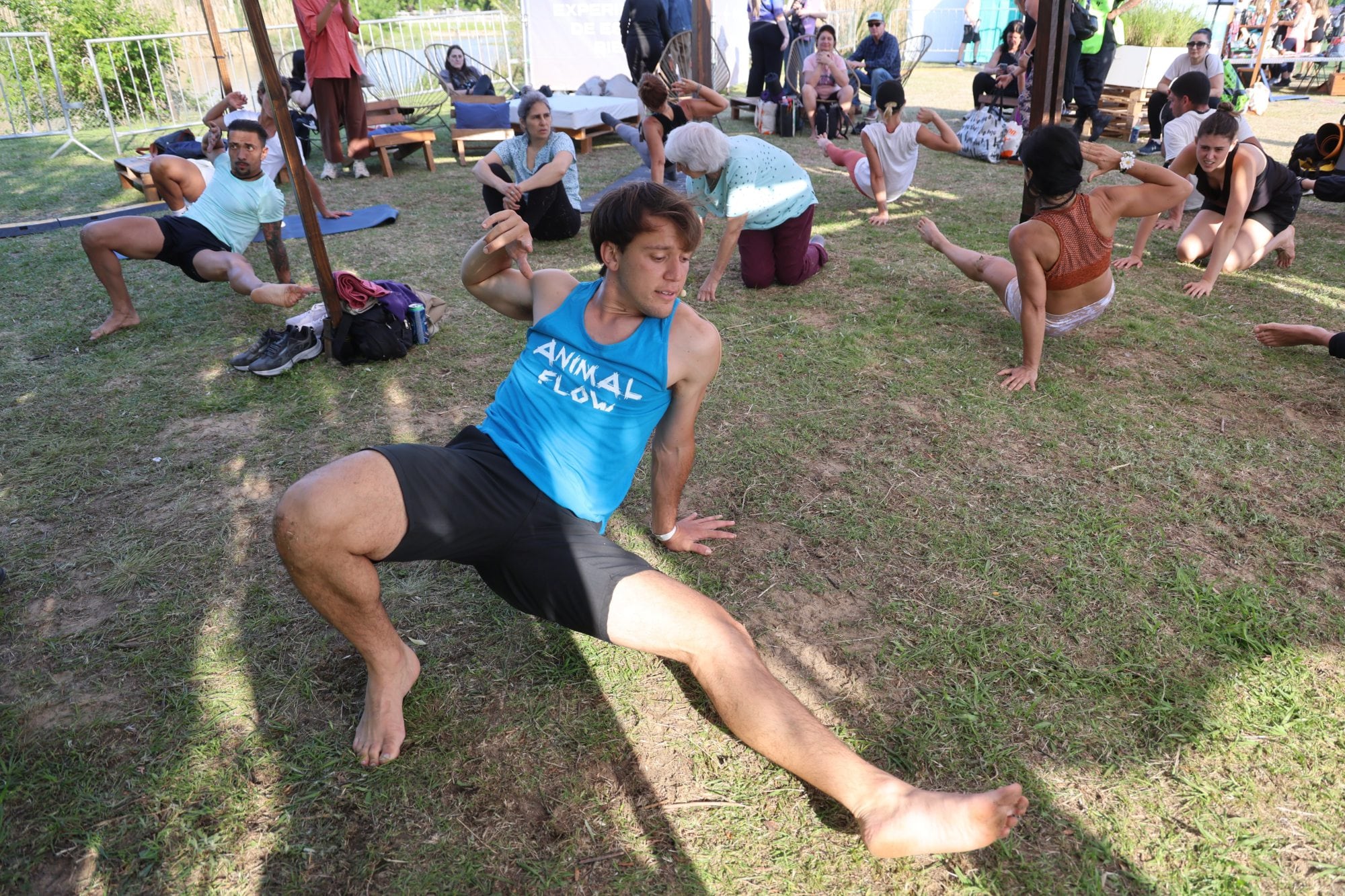 Agustín Carmuega llevará al Bienestar Fest una nueva experiencia de Animal Flow