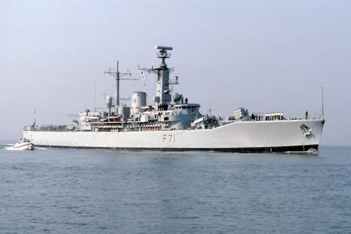 La fragata HMS Scylla comenzó a ser construida en 1966