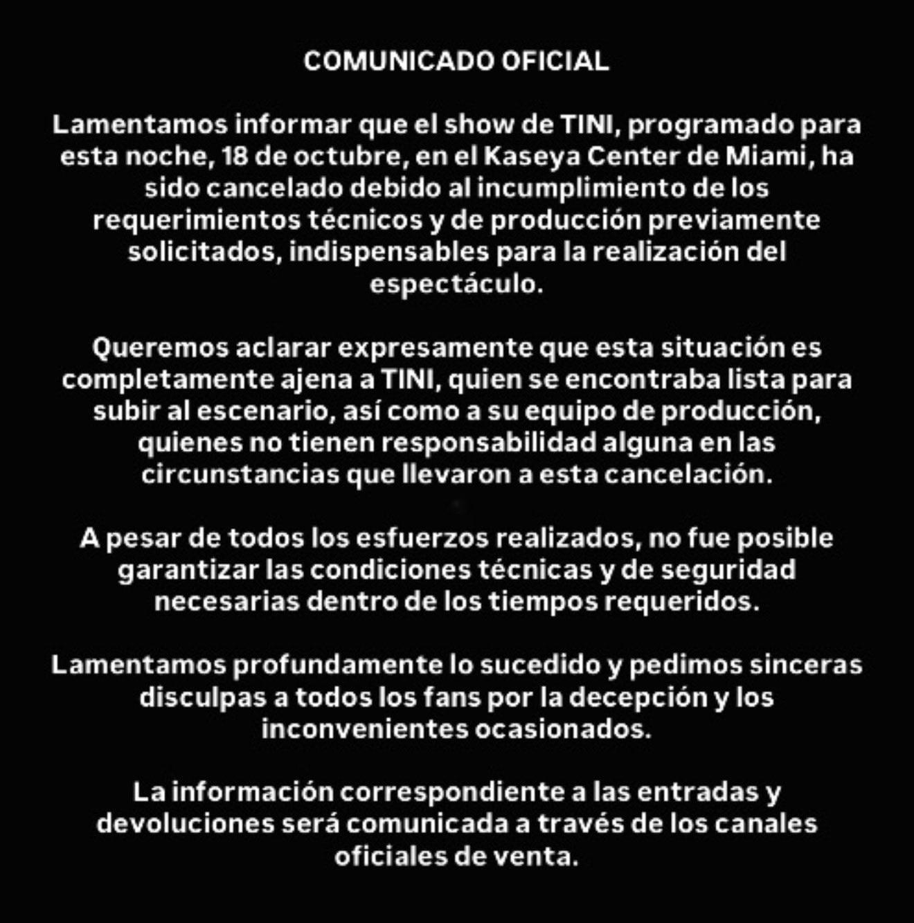 Comunicado de Aku Music