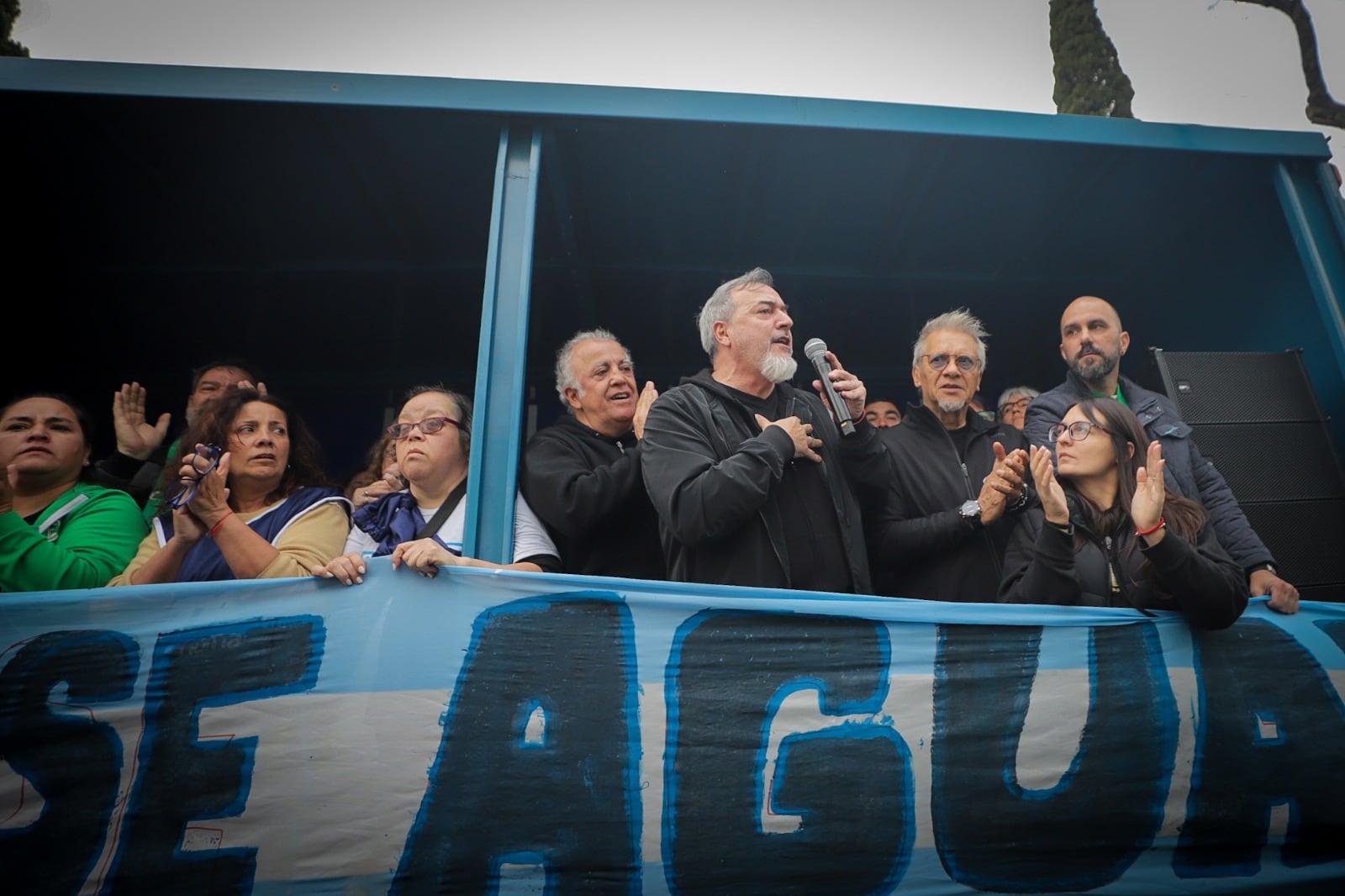 ATE protestó ante la Quinta de Olivos
