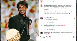 El primer mensaje de Lamine Yamal tras la gala del Balón de Oro: “Algún día llegará mi momento”