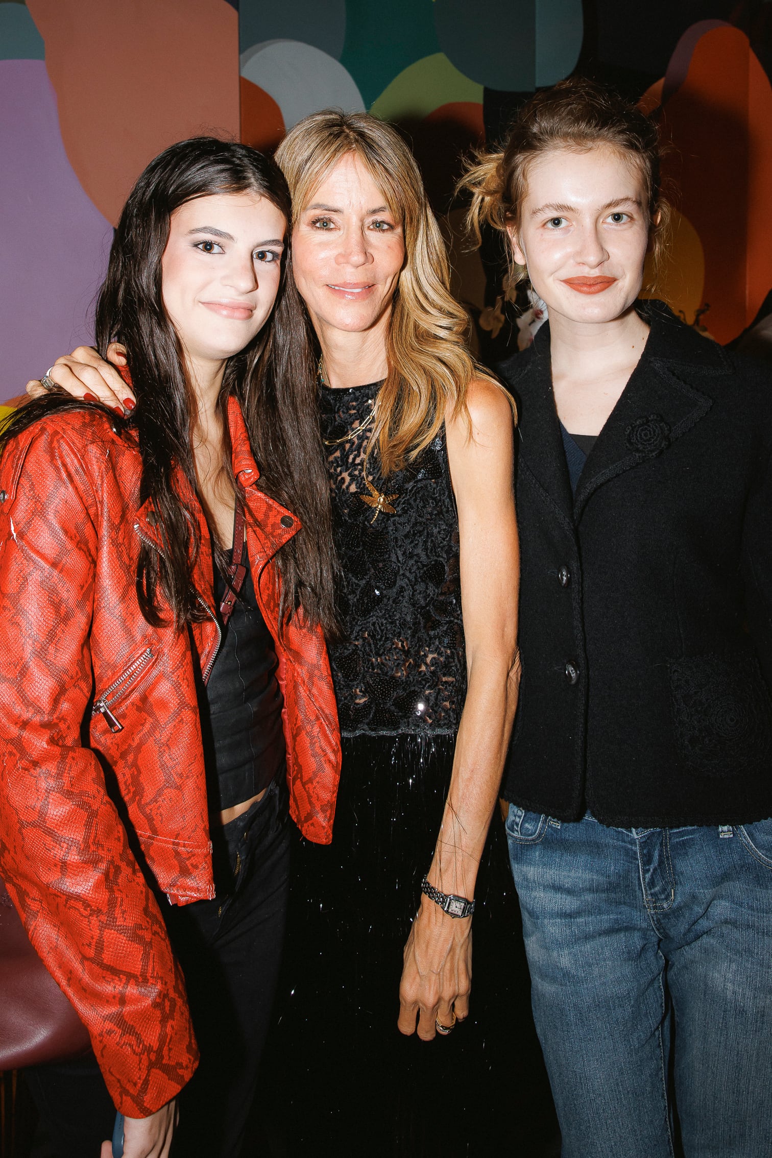 Ximena y sus sobrinas, Bela Robaliho y Rocío Videla