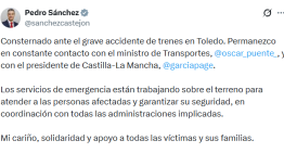 Dos trenes chocaron en España y hay al menos 31 muertos