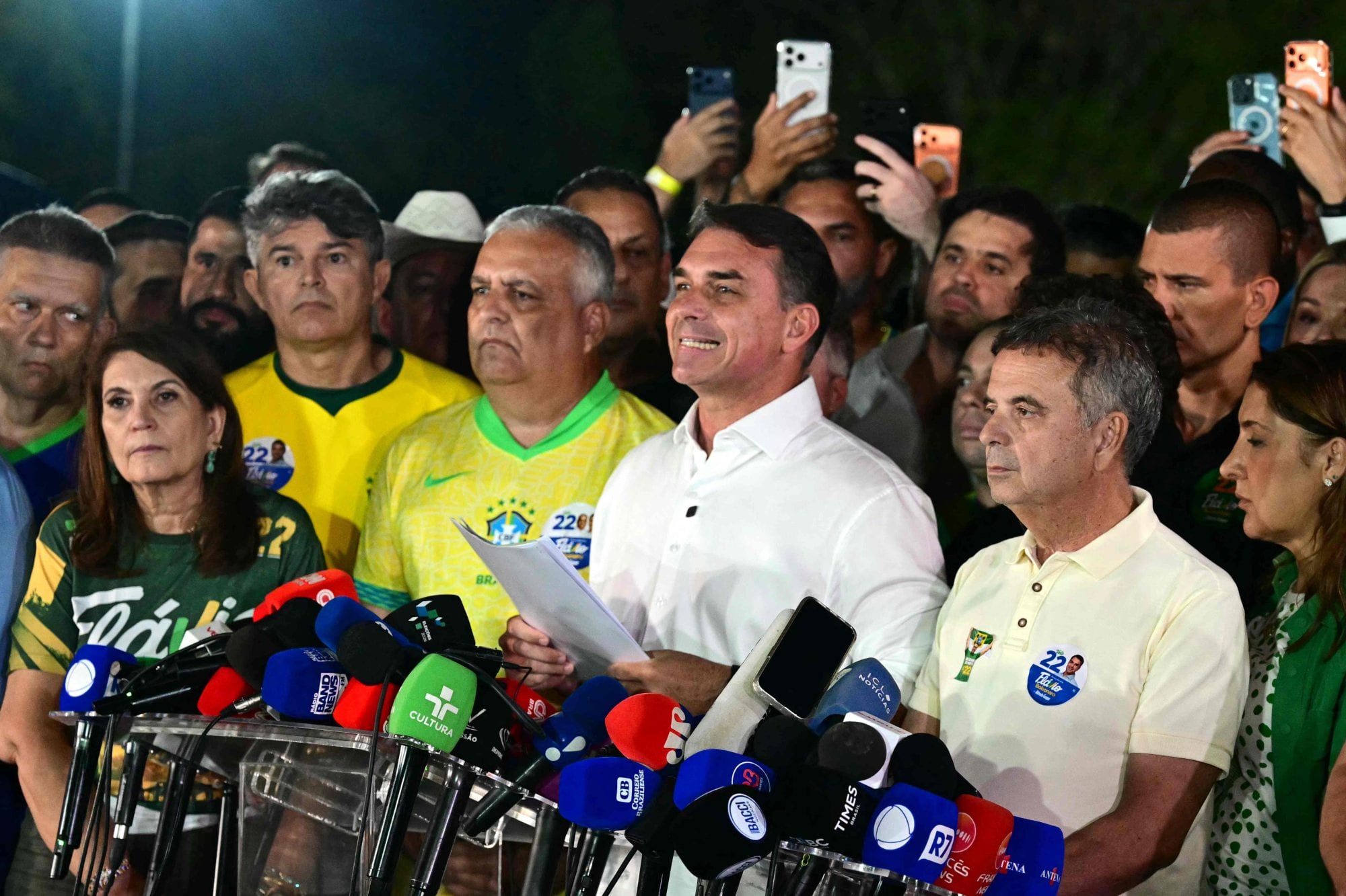 Bolsonaro pidió anular las elecciones (Photo by Pablo PORCIUNCULA / AFP)