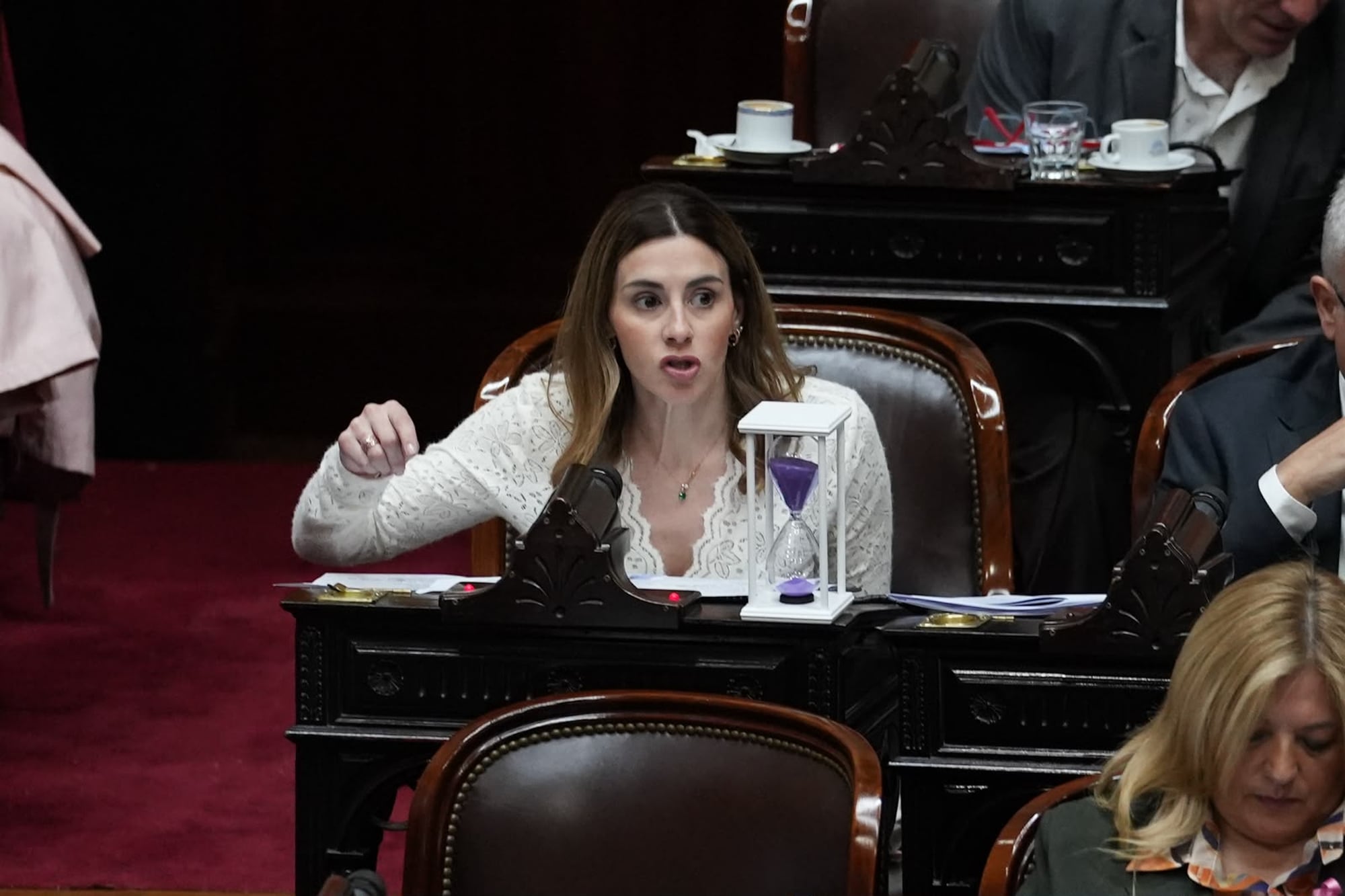 La exdiputada libertaria Marcela Pagano