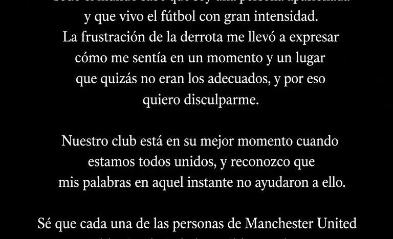 Tras sus polémicas declaraciones, Lisandro Martínez reveló que se reunió con la dirigencia del Manchester United: “Fue positivo”