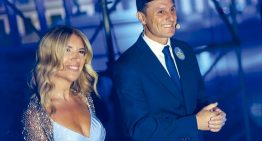 Javier y Paula Zanetti: el ex futbolista y su mujer organizaron un show benéfico en Nápoles para tres mil personas