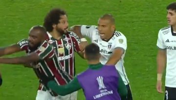 ¡Buscó pelea! Benegas se descontroló tras caída de Colo Colo ante Fluminense