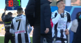 Alexis Sánchez fue ovacionado en su redebut con Udinese por la Serie A