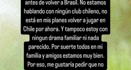 Erick Pulgar: No está en mis planes volver a jugar en Chile por ahora