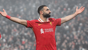 Salah consiguió nueva marca tras anotar en la remontada de Liverpool ante Leicester