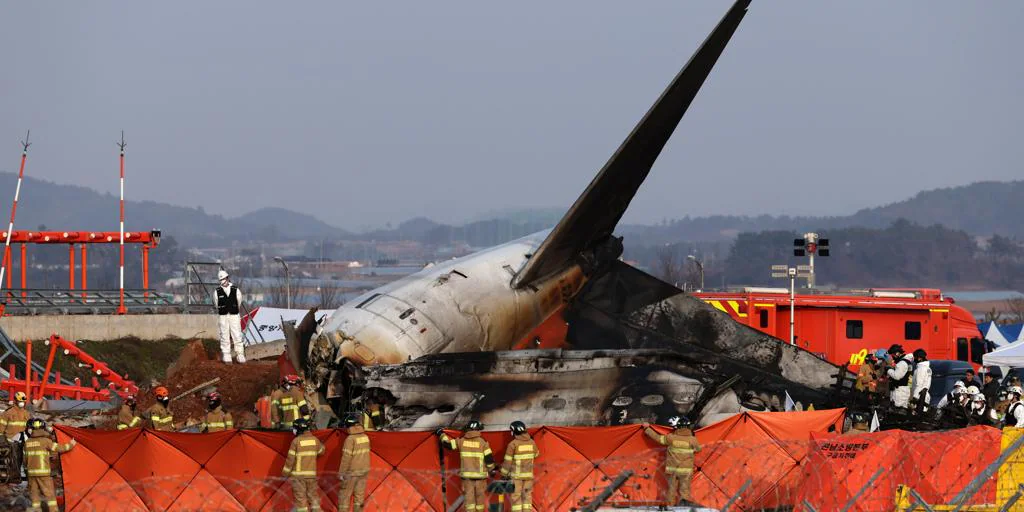 Corea del Sur modificará las barreras de hormigón de los aeropuertos tras el accidente de avión que dejó 179 muertos