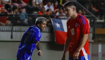 La Roja 20 sufrió una dura derrota a manos de Argentina en la previa del Sudamericano