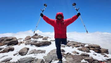 Montañista paralímpico Julio Soto conquistó la cumbre más alta de América