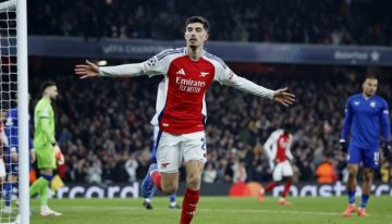 Arsenal tumbó a Dinamo Zagreb y sigue firme rumbo a octavos de la Champions League