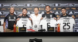 Colo Colo presentó a Sebastián Vegas, Tomás Alarcón y Felipe Méndez