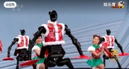 Robots sorprendieron con baile para el Año Nuevo chino