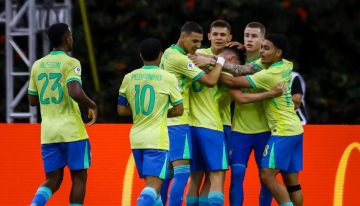 Brasil se recuperó en el Sudamericano Sub 20 con triunfo ante Bolivia