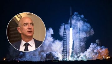 Así fue el primer lanzamiento del cohete de Jeff Bezos