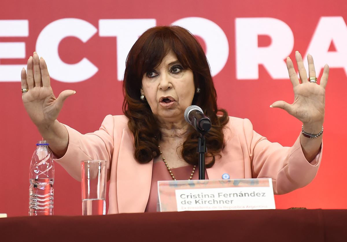 La expresidenta argentina Cristina Fernández de Kirchner en 2024