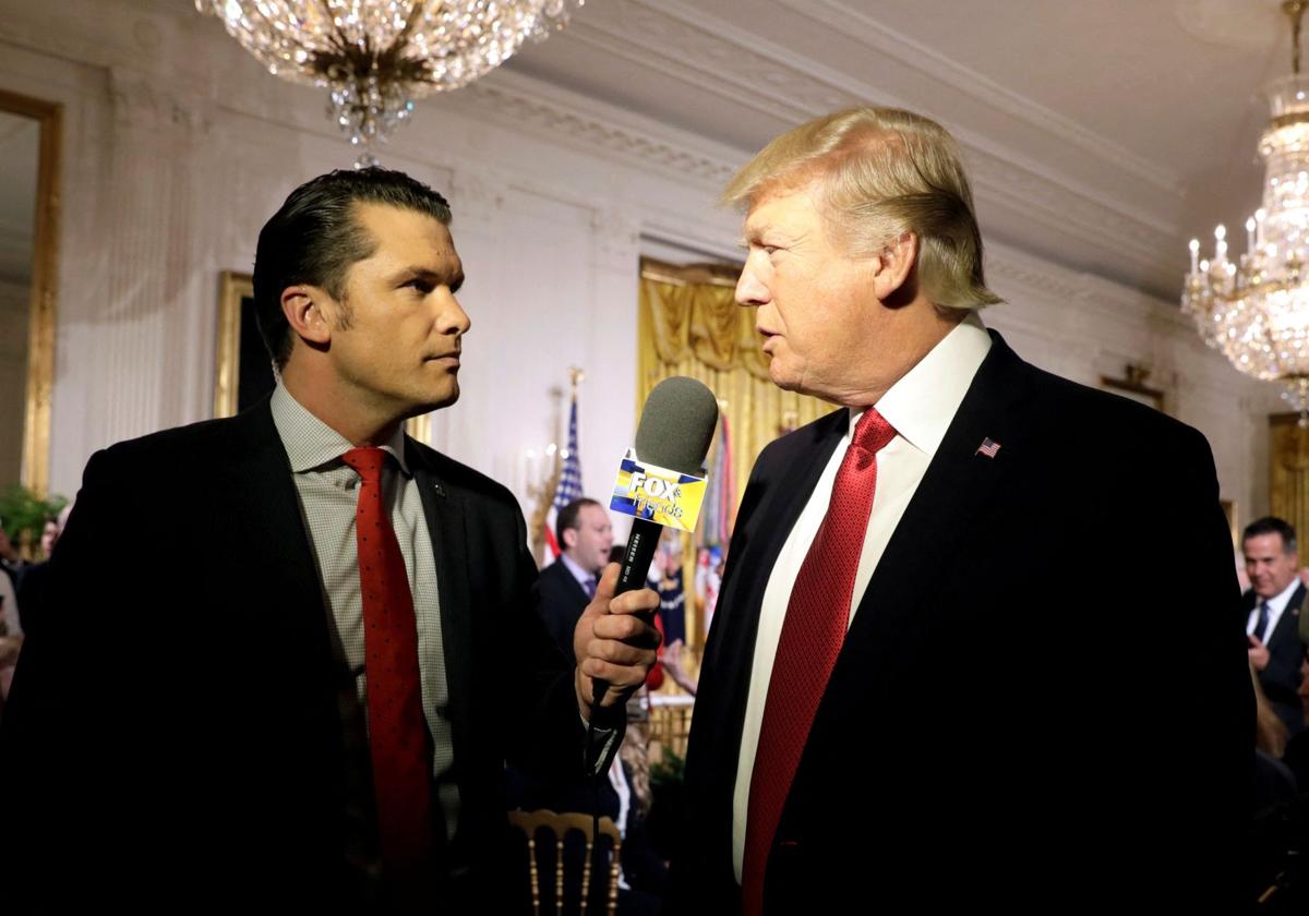 Hegseth y Trump, en una imagen de archivo