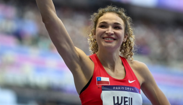 Martina Weil batió el récord chileno de 400 metros indoor por cuarta vez