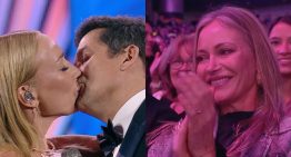 Lo aprobó Marcela Vacarezza: Así fue el beso de Karen y Rafa en Viña 2025