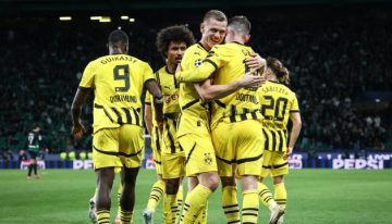 Borussia Dortmund goleó a Sporting de Lisboa en la ida de los play-offs de la Champions