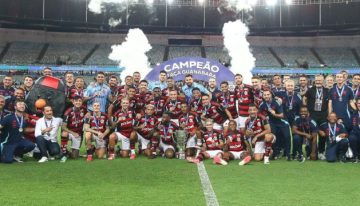 Erick Pulgar fue titular en Flamengo durante la obtención de la Copa Guanabara