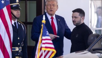 El gesto y el comentario de Trump al recibir a Zelenski en la Casa Blanca