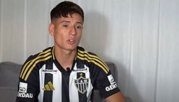 Iván Román en su presentación en Atletico Mineiro: Quiero salir campeón con este club