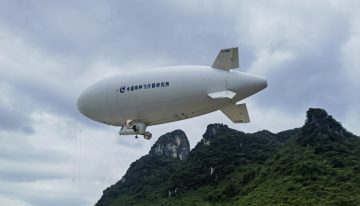 Dirigible tripulado chino estará en operación comercial este año