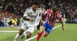 Julián Alvarez y Kylian Mbappé celebraron en el empate del clásico de Madrid