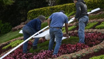 Comenzaron los arreglos del Reloj de Flores tras nueva vandalización