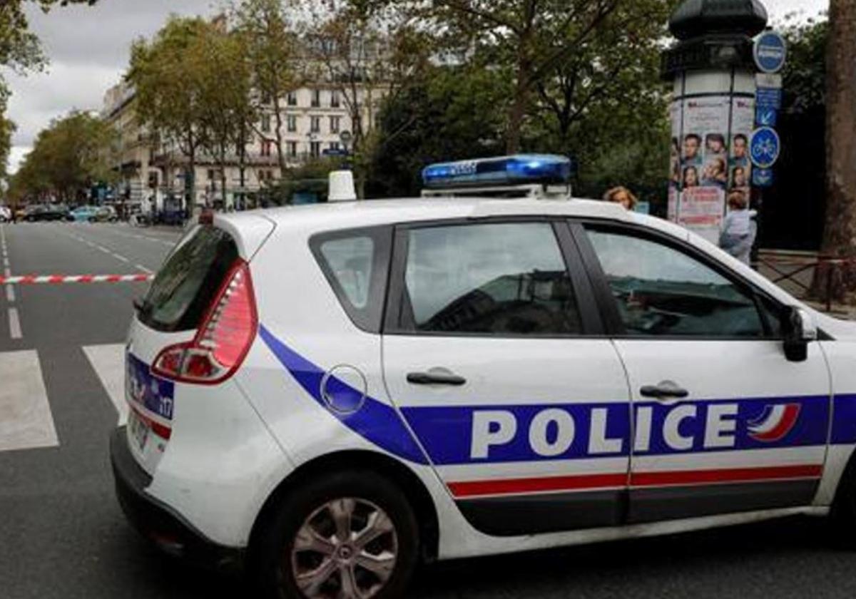 Un coche de la Policía francesa en una imagen de archivo