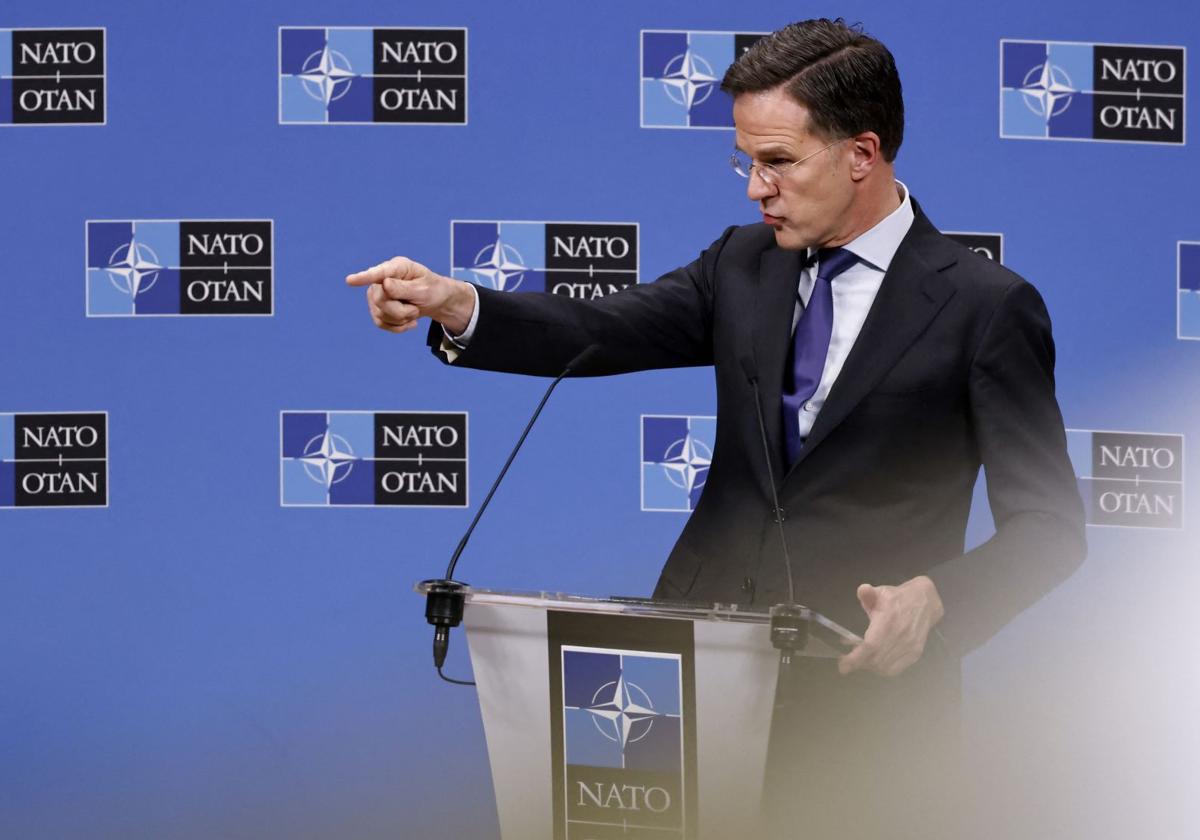 El secretario general de la OTAN, Mark Rutte