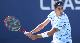 Alejandro Tabilo se citó con Dusan Lajovic para su estreno en Indian Wells