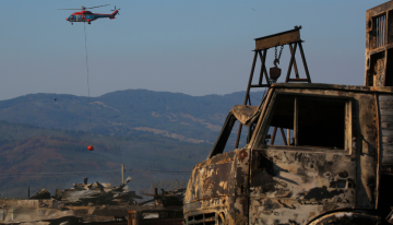 Agricultores piden ayuda al Gobierno tras incendios en provincia de Malleco