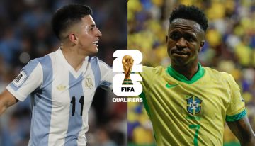 ¿Cuándo y dónde ver el partido entre Argentina y Brasil por Clasificatorias?