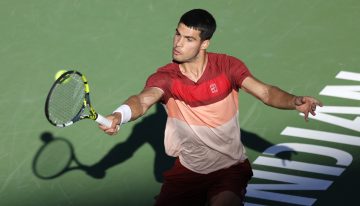 Carlos Alcaraz cayó en semifinales de Indian Wells ante el inglés Jack Draper