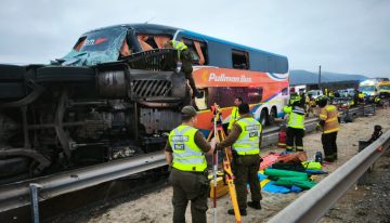 Al menos seis fallecidos deja accidente de buses en Coquimbo