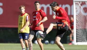 Así fue el nuevo entrenamiento de La Roja de cara al encuentro ante Paraguay por Clasificatorias