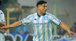 Gabriel Arias ganó el duelo de chilenos a César Pérez en el triunfo de Racing sobre Defensa y Justicia